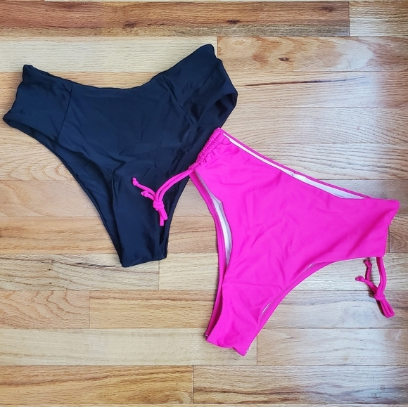 Set of Two High Waist Bikinis - Picture 2 of 6